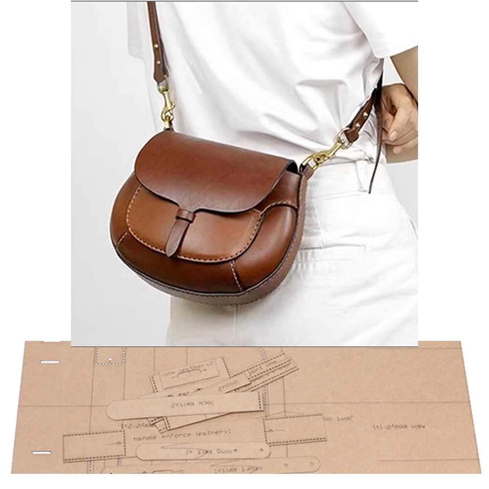 Leatherwork Patterns - Трафарет для женской сумки на плечо