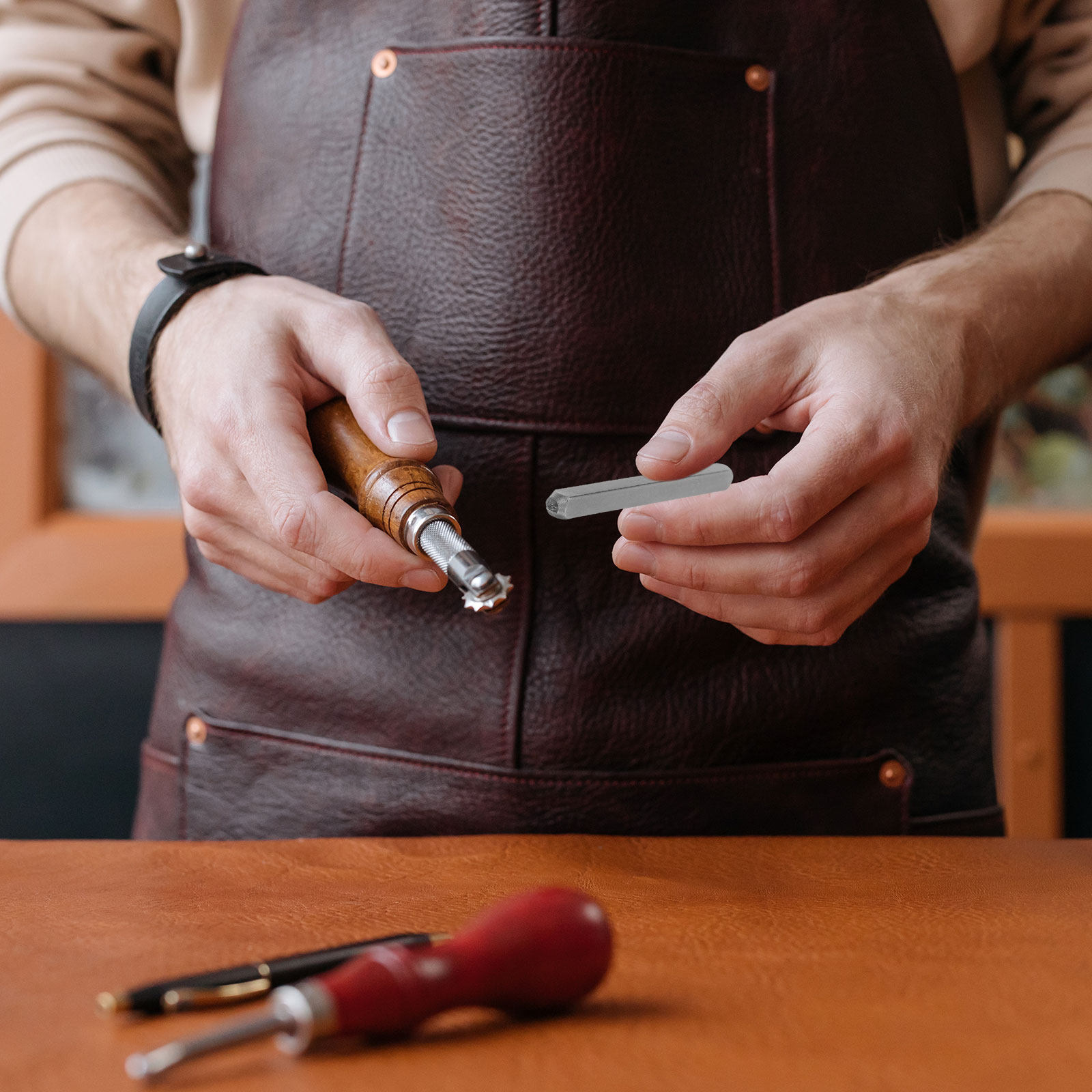 Leatherwork Embossing - Набор из 12 стальных штампов с