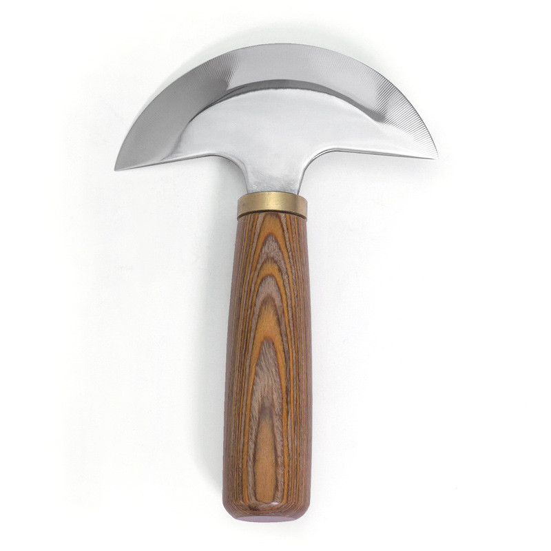 Round Knife Leatherwork - Профессиональный кожаный нож с ультра острой