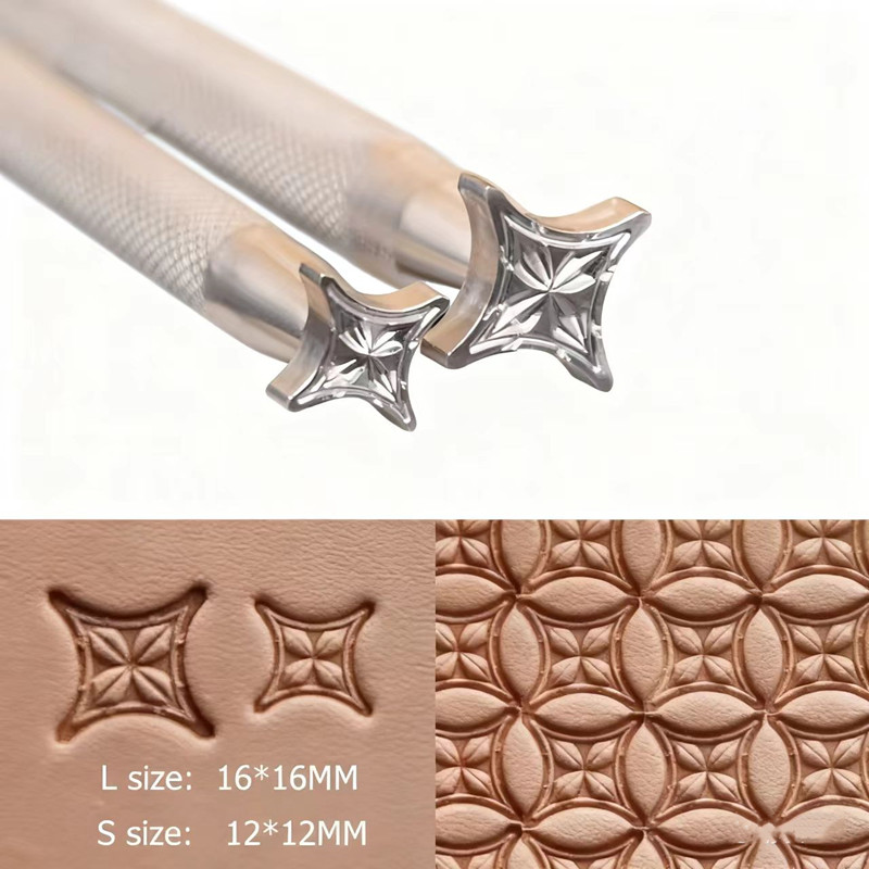 Leather Stamp Set - Набор штампов в арабеске пшеницы MS12
