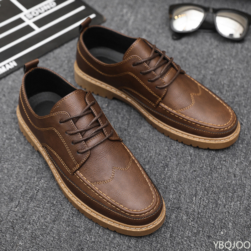 Leatherworking Classic - Мужские повседневные кожаные туфли: модные летние