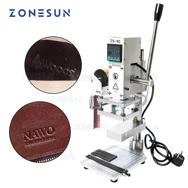 Leatherwork Embossing - ZONESUN две рабочие пластины, ручная машина