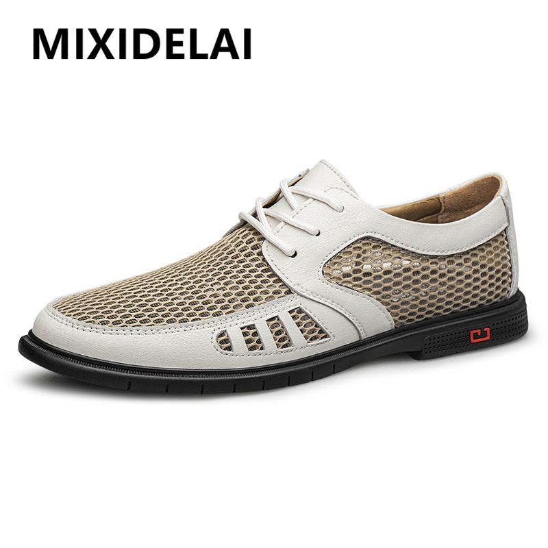 Leather Work Oxfords - Новые летние деловые мужские модельные туфли,