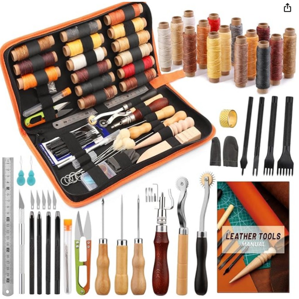 Leatherwork Beginner Tools - Набор инструментов для работы с кожей: