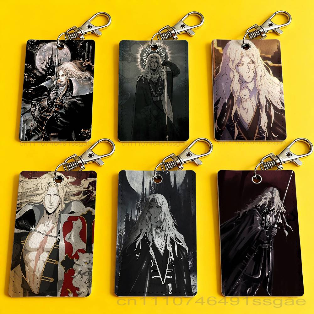 Leatherwork Keychain - Брелок-держатель для бейджей Game C-Castlevania Alucard,