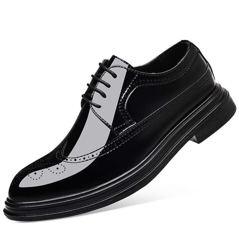 Мужские лакированные туфли-бро – обзор и цена Leather Work Oxfords