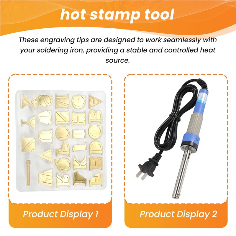 A01F-Набор медных штампов для  – обзор и цена Leather Stamp Set