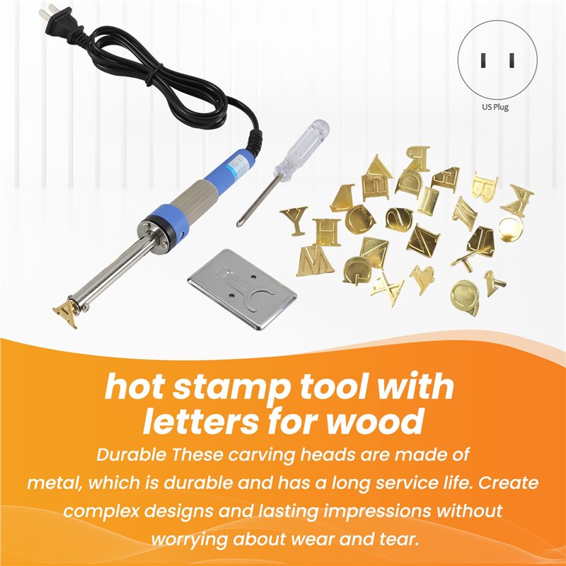 A01F-Набор медных штампов для  – обзор и цена Leather Stamp Set