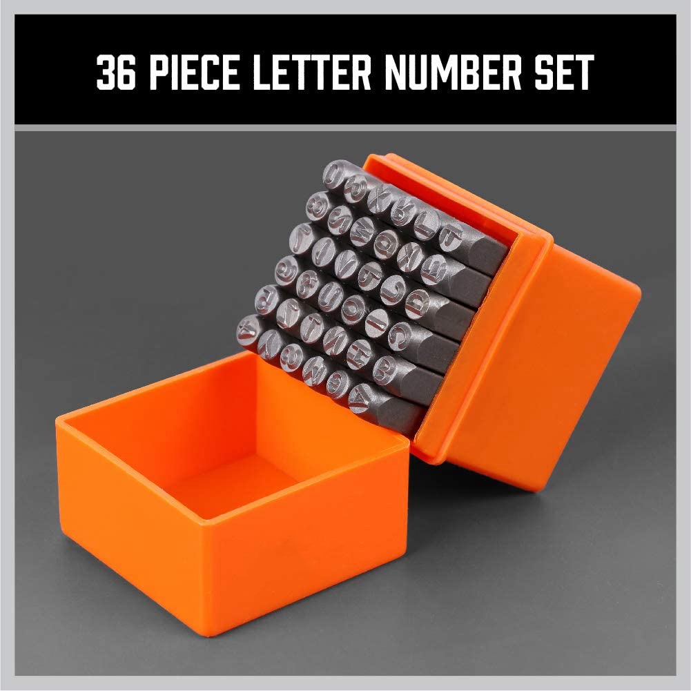 Набор штампов A68P-36 (36 штук – обзор и цена Leather Stamp Set