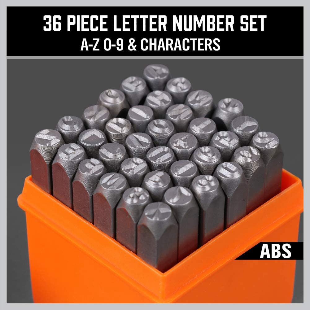 Набор штампов A68P-36 (36 штук – обзор и цена Leather Stamp Set