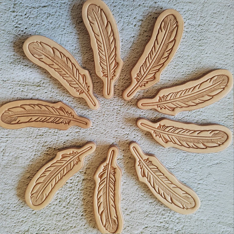 Латунный штамп в форме пера, н – обзор и цена Leather Stamp Set