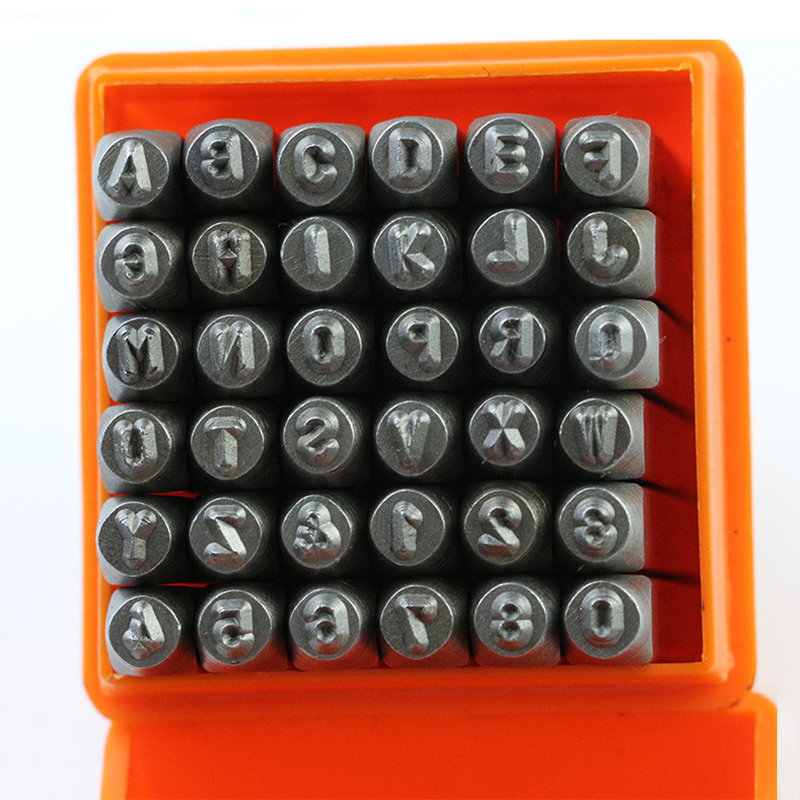 Набор штампов для кожевенного  – обзор и цена Leather Stamp Set