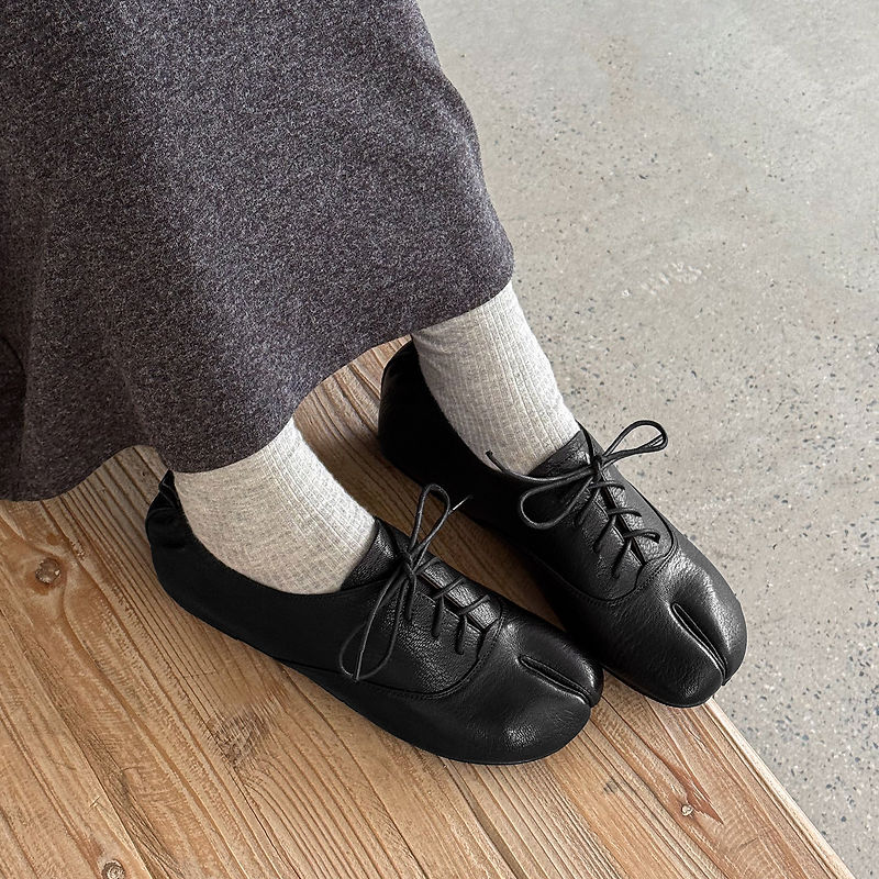 Женские туфли таби из натураль – обзор и цена Leather Work Oxfords