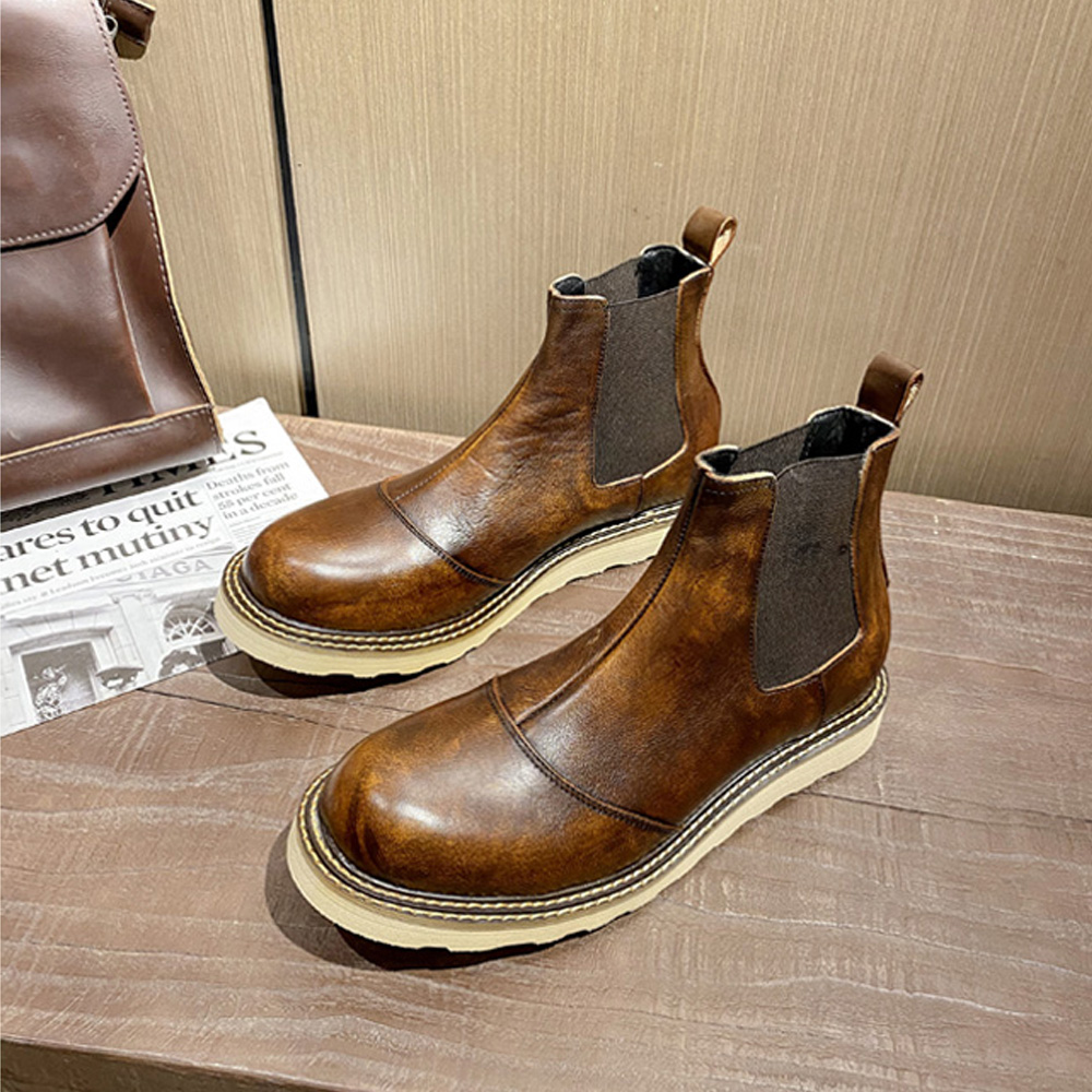 Мужские ботинки челси из натур – обзор и цена Leather Work Oxfords