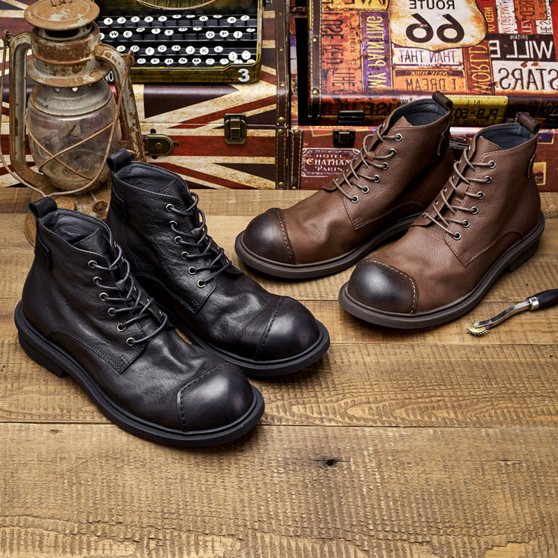 Мужские рабочие ботинки в стил – обзор и цена Leather Work Oxfords