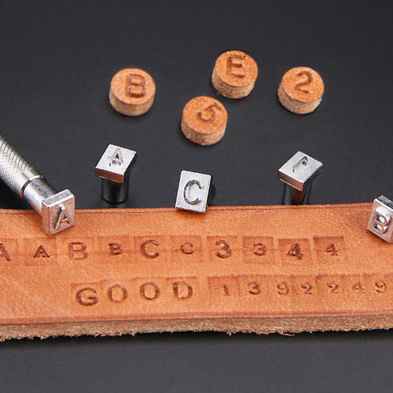 36 шт., набор кожаных штампов  – обзор и цена Leather Stamp Set