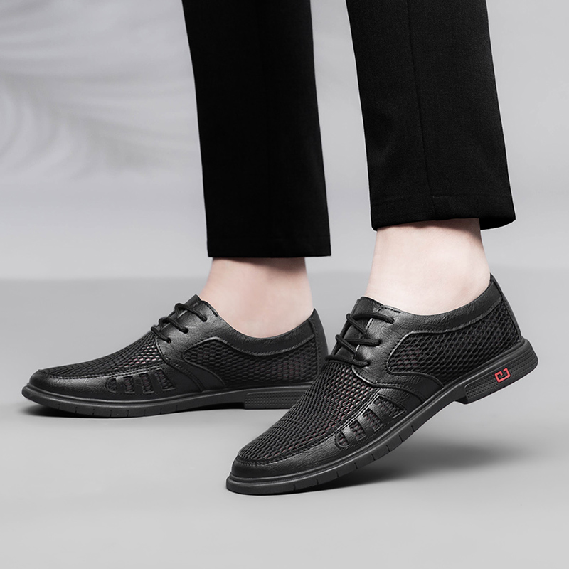 Новые летние деловые мужские м – обзор и цена Leather Work Oxfords