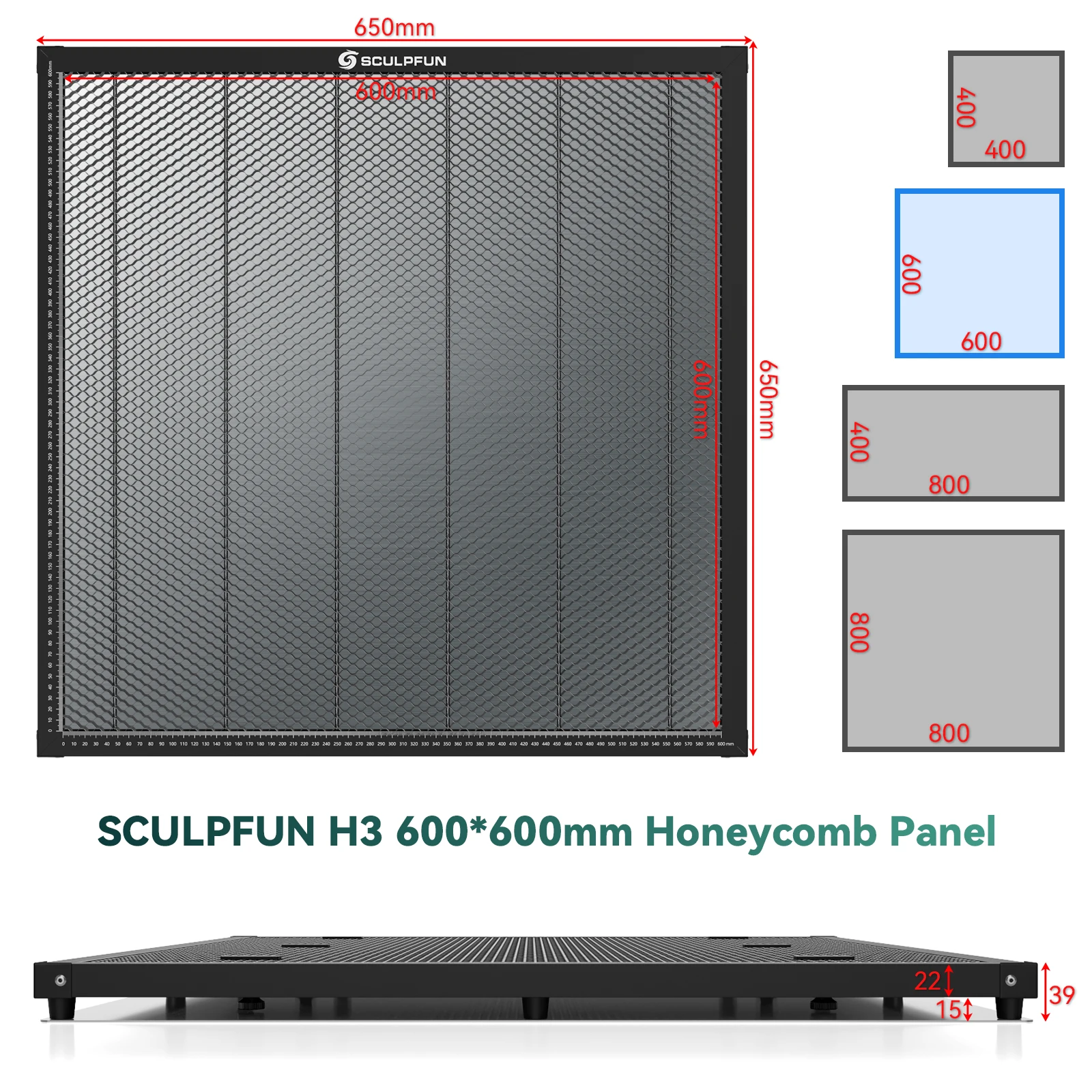 SCULPFUN 600x600 мм сотовая па – обзор и цена Leather Workbench