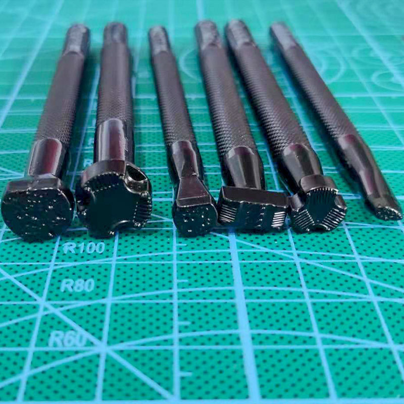 6 шт. инструмент для печати на – обзор и цена Leather Stamp Set