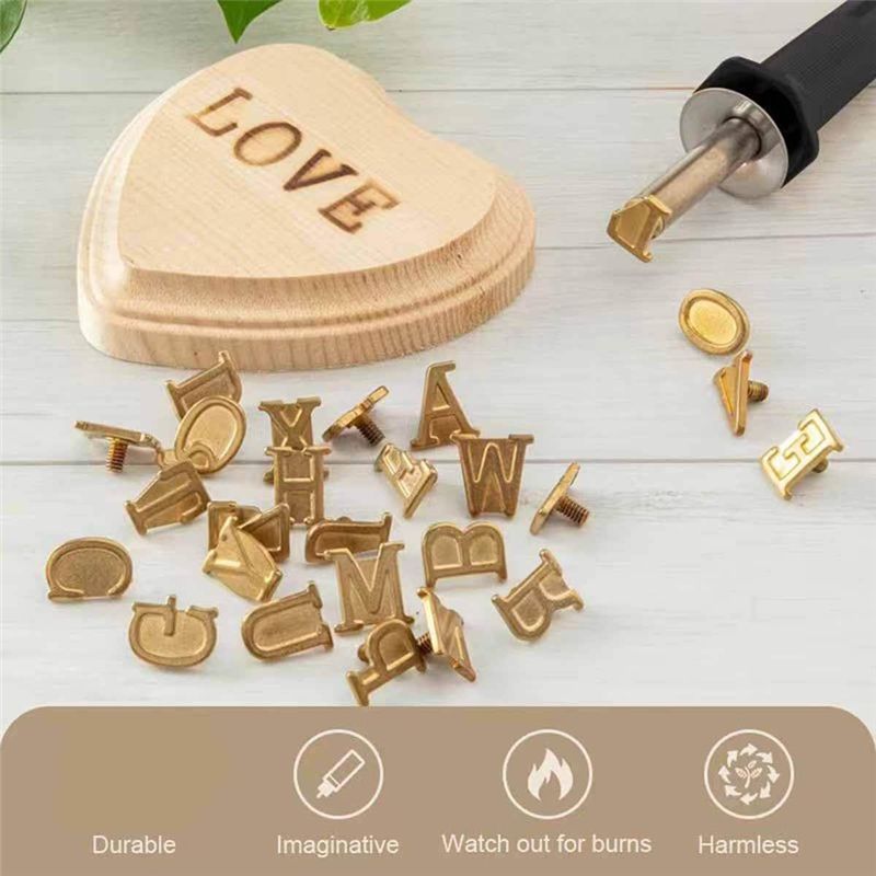 Набор для выжигания по дереву  – обзор и цена Leather Stamp Set
