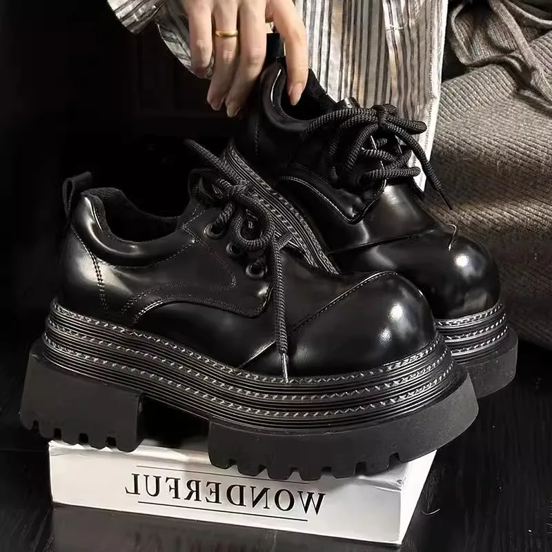 Женские лоферы в стиле ретро,  – обзор и цена Leather Work Oxfords