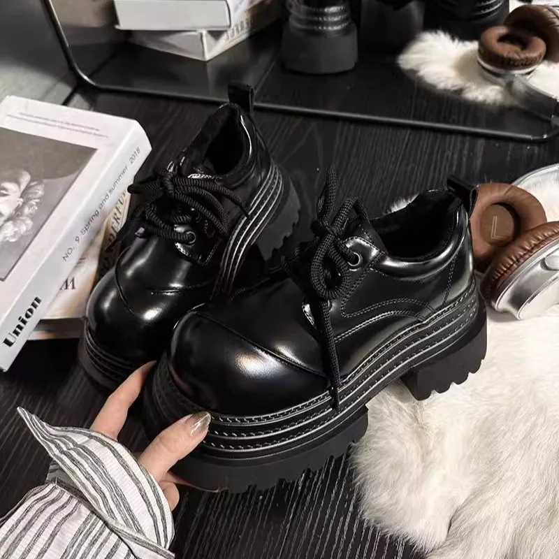 Женские лоферы в стиле ретро,  – обзор и цена Leather Work Oxfords