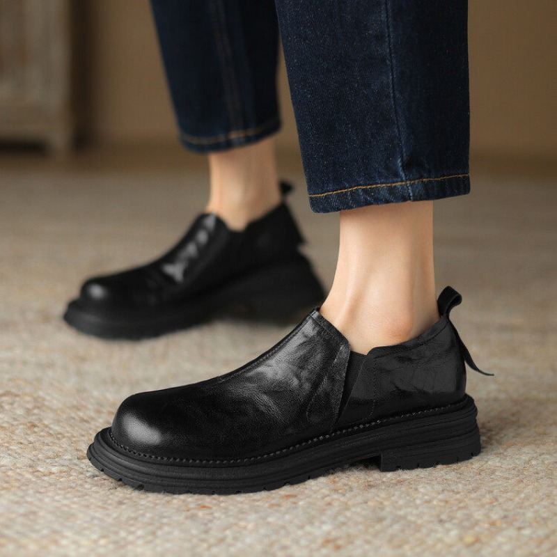 Женские кожаные туфли-лоферы в – обзор и цена Leather Work Oxfords
