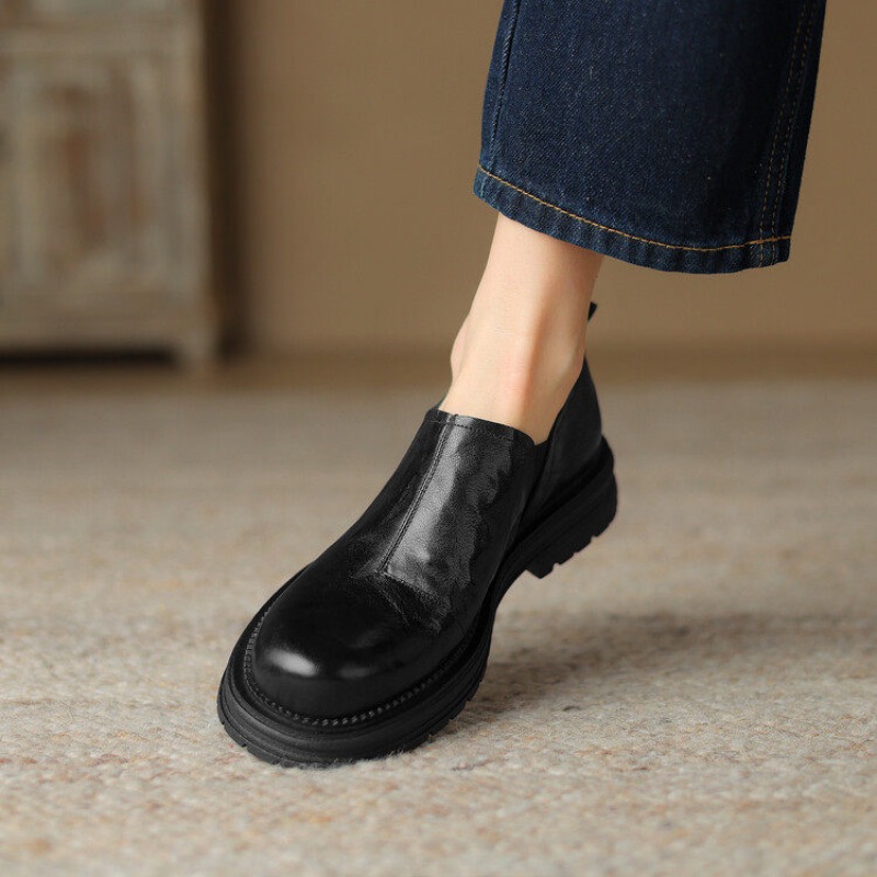 Женские кожаные туфли-лоферы в – обзор и цена Leather Work Oxfords
